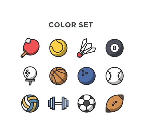 Summer vacation icons friday may 14 2021. 12 Free Sport Icons (Ai & Sketch)