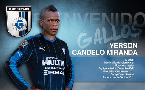 His potential is 72 and his position is rm. Gallos de Querétaro on Twitter: "Yerson Candelo ya es ...