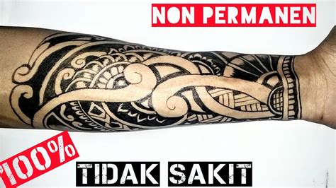 Tatto tulisan di underboob 5. cara bikin tato di tangan - tato batik - YouTube