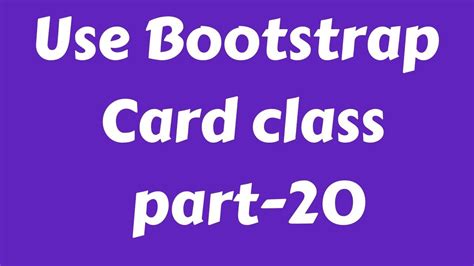 Horizontal and vertical centered card on bootstrap 4. Web Design Beginners Tutorial 2020 Bangla Use Bootstrap 4 ...