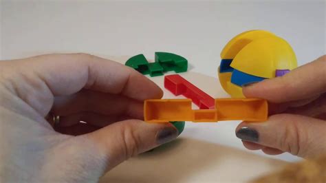 Six piece plastic puzzle ball solution. Plastic Ball Puzzle Solution! - YouTube