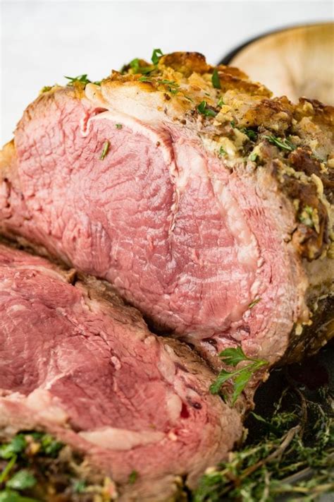 Rub prime rib in seasoned butter. Instant Pot Prime Rib - Oh Sweet Basil