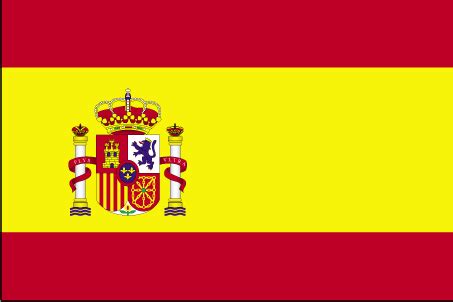 The width of yellow stripe is being twice the size of each red stripe available on the flag. Spain Flag description - Government