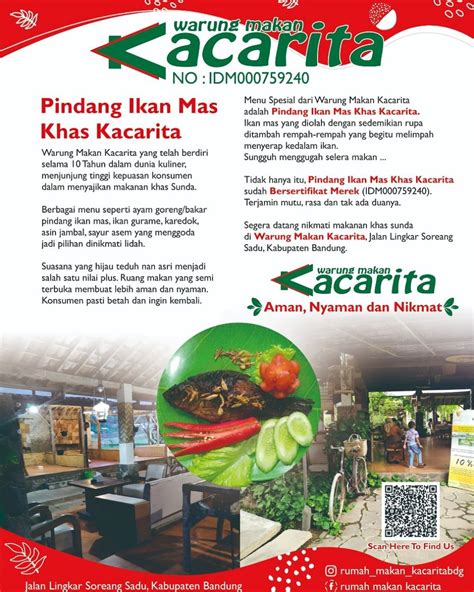 Keberadaan pasar tumpah setiap hari minggu menghambat pergerakan ambulans menuju rumah sakit milik pemprov jabar tersebut. Nikmatnya Pindang Ikan Mas Duri Lunak Khas Rumah Makan ...