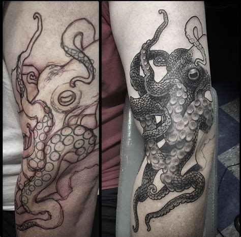 Do not claim a tattoo that is not your own. Octopus tattoo by Christina Ramos | Tattoos, Christina ...