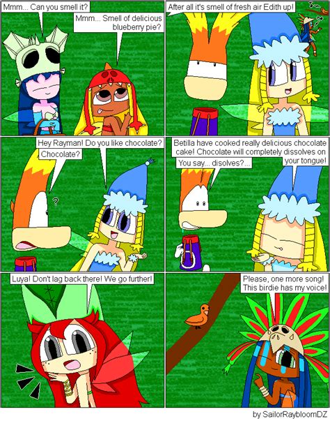 Rayman invites ly to his house for the first time. Rayman comic 3 - part 1 by SailorRaybloomDZ on DeviantArt
