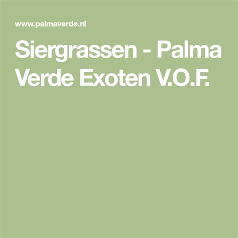 We sell a wide range of bananas. Siergrassen - Palma Verde Exoten V.O.F. | Siergrassen ...