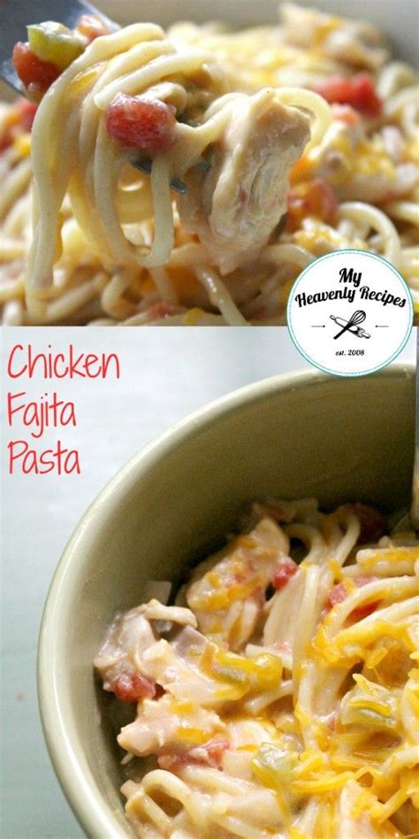 Mix in 4 teaspoons chili powder. Chicken Fajita Pasta Crock Pot Recipe - A quick & easy ...