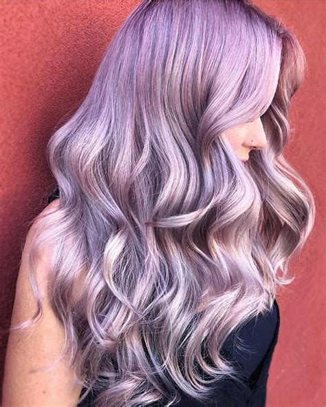 The balayage technique allows the. This light purple color is everything we need to survive ...