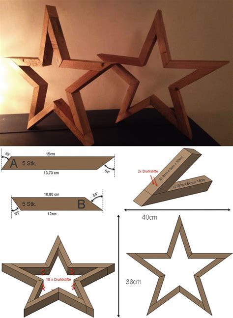 Wir haben insgesamt 14 kostenlose sternvorlagen vorbereitet. Wie kann ich einen Stern aus Holz basteln? - fresHouse