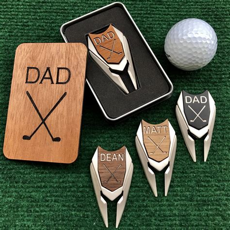 Unique golf gifts for her. Golf Ball Marker Divot Tool in Gift Box | Wood U Like Inc ...