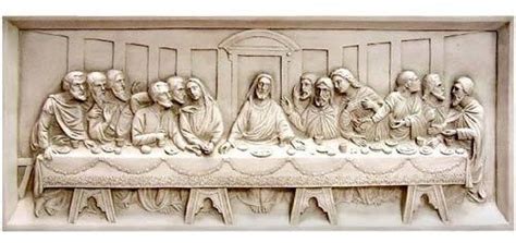 The figurine is made from. Last Supper Wall Relief 25 Religious Sculpture ...