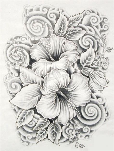 It has five petals and if you want a simple tip, draw a star first and then work the lines into curves to form the flower. 40 Beautiful Flower Drawings and Realistic Color Pencil ...