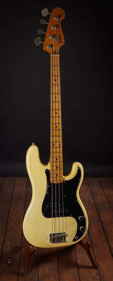 Over powering a bass cabinet. FENDER 1973 Precision Bass Olympic White Electric Bass Guitar