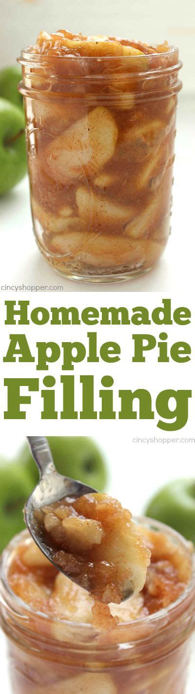 Bring to a boil and cook until thick and bubbly. Homemade Apple Pie Filling | Recipe | Homemade apple pies, Homemade apple pie filling, Canning ...