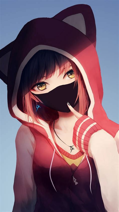 Hoodie wallpapers, backgrounds, images— best hoodie desktop wallpaper sort wallpapers by: Girl wearing cat ear hoodie anime illustration wallpaper ...