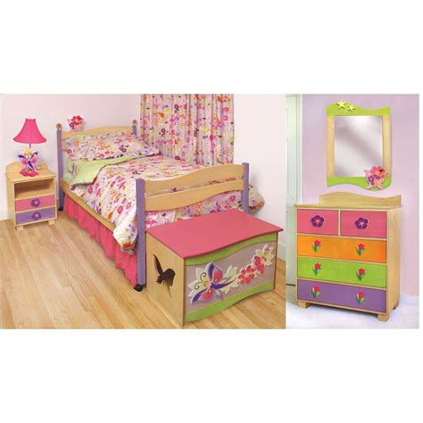 Disney tinkerbell room toddler bedroom furniture set room decor. Butterfly Bedroom Set - 4 pc. - Natural - Sams Club ...