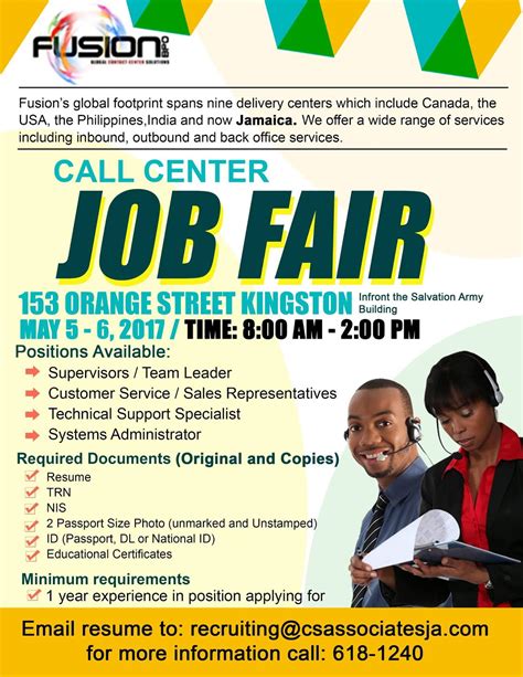 Multiple job vacancies, hiring and recruitment in dubai uae, walk in interview job openings. I Need A Job Jamaica: Job Fair, Kingston