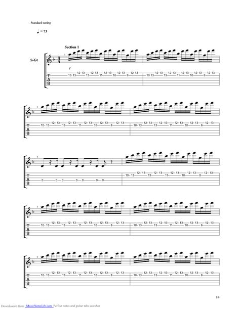 1st strum with the bar chord, second strum: Noit Al Ever guitar pro tab by Michael Romeo @ musicnoteslib.com