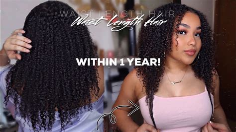 I`m trying desprately to grow my hair as long as i can. How I Grew Waist Length Natural Hair In A Year | Hair ...