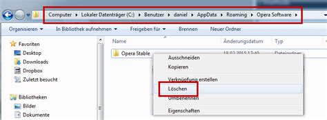 Opera stable 54.2952.71 lässt sich nicht mehr deinstallieren. Anleitung: Browser restaurieren (zurücksetzen)