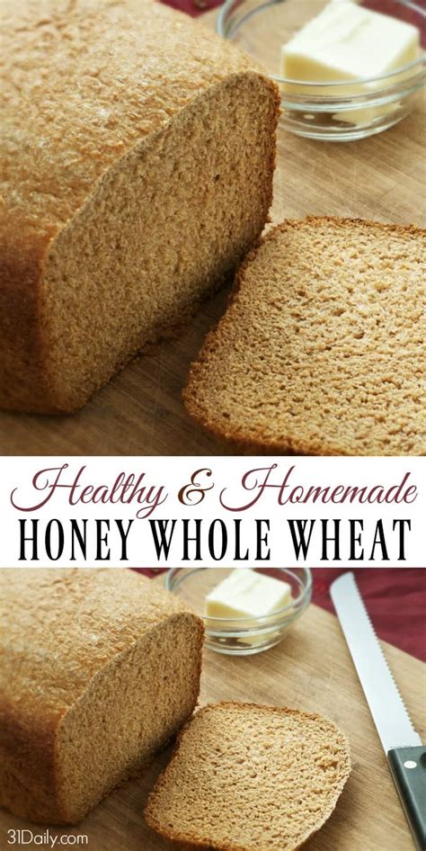 Stir in 2 cups whole wheat flour. A Healthy and Tender Honey Whole Wheat Bread Recipe - 31 Daily