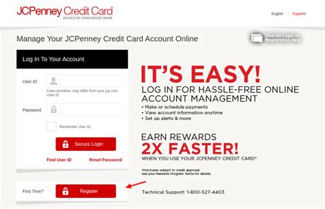 In fact, we cover the $50 deductible some other cards require you to pay. www.jcpcreditcard.com - JCPenney Credit Card Account Login Guide - Login Link