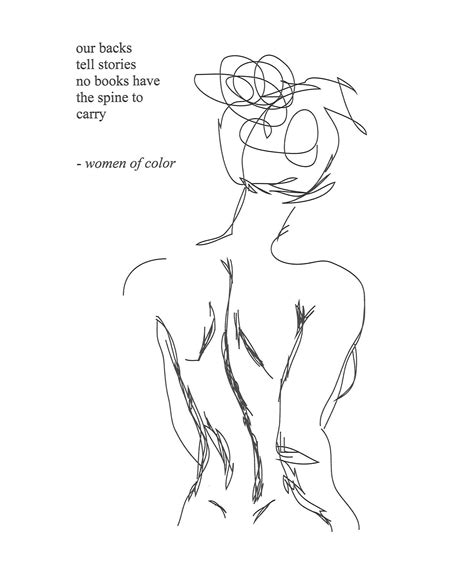 Instead of freehand drawing the body, create a simple grid of lines and make horizontal lines that are spaced. The Technopo(e)litics of Rupi Kaur: (de)Colonial ...