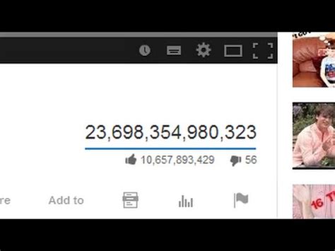 When your video is used as an ad on youtube, your advertisement's views are counted as views of your video. Trillion of Youtube View - YouTube