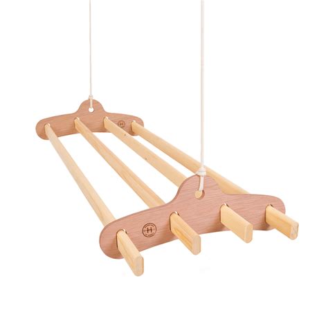 Drying racks are an efficient way of drying the clothes as it does maximize the available space while on the other hand helps to minimize electricity bills and protects. 4 Lath Wooden Hanging Clothes Drying Rack or Pot Rack ...