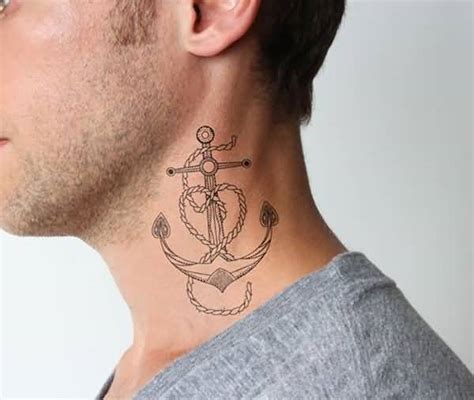 Amazing colorful tattoo on neck. The 80 Best Neck Tattoos for Men | Improb