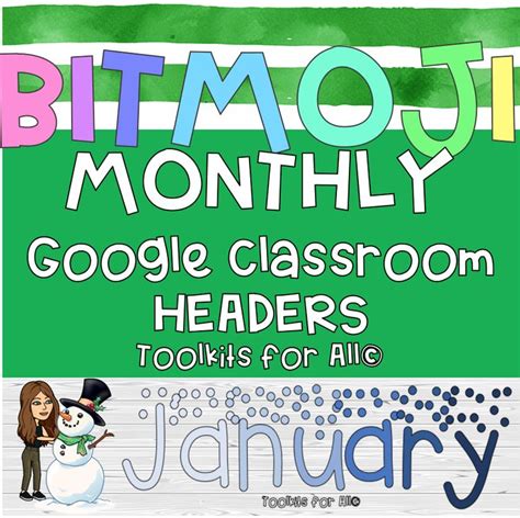 Believe it or not, this is much simpler than you might think. Bitmoji Monthly Google Classroom Headers in 2020 | Google ...