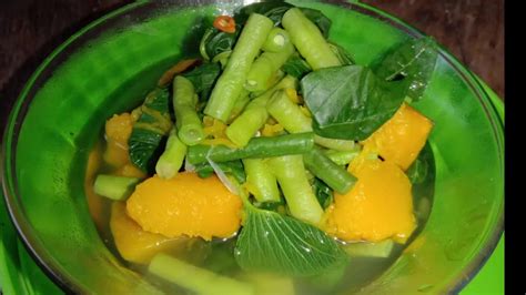 Cara menyediakannya adalah seperti berikut: Cara buat sayur bening 3 bahan (labu, kacang panjang, dan ...