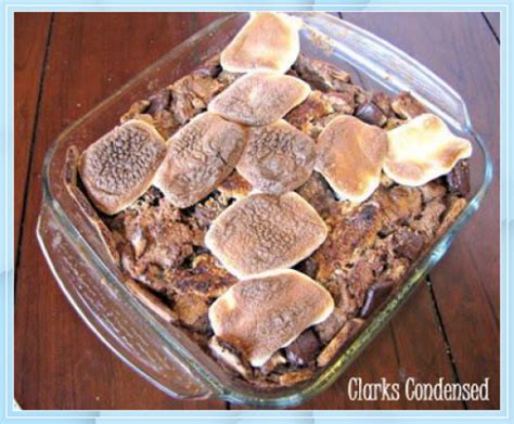 I saw paula make this on a food network dvd and it looks delicious! Paula Deen-Inspired S'mores Bread Pudding - Chocolate B ...