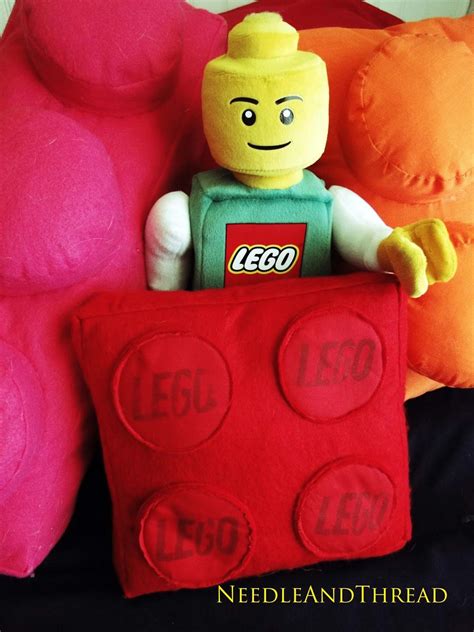 Choose neutral, earthy tones in your pillows to tone a room down. Lego Pillows | Diy kids toys, Lego room, Diy toddler