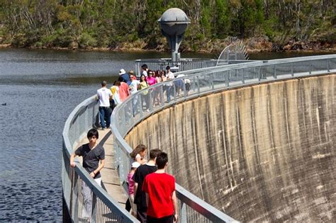 The whispering wall at barossa reservoir, williamstown (©paula mcmanus) large image the barossa reservoir's whispering wall is an engineering feat; Ritebook: Whispering Wall — Barossa Reservoir