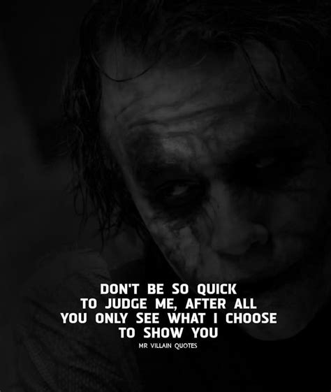 Pin by Jenny on Villain | Joker quotes, Villain quote, Gangster quotes