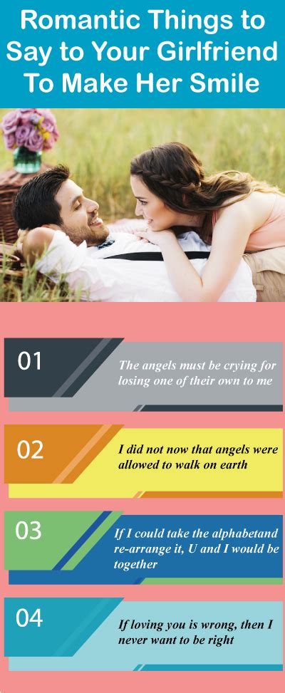 2) you make my sadness disappear with that beautiful smile. 7 Romantic Things to Say to Your Girlfriend To Make Her ...