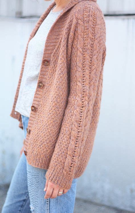 Pattern attributes and techniques include: free knitting pattern | Knit cardigan pattern, Cable ...
