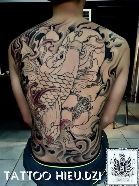 Tattoo hình xăm quan công ở trên lưng xăm khung nữa lưng. Cá chép (loading 68%) | Cô gái xăm mực, Hình xăm lưng ...