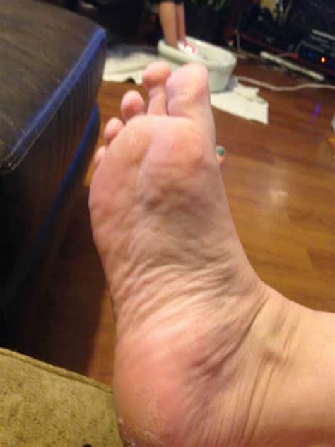 Fill a plastic tub with warm water. Foot Soak recipe to get your feet flip flop ready