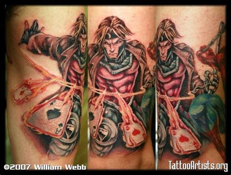 With more than 20 years of tattooing experience and 13 years as an owner, george's artistic ability runs the gambit. Gambit - Tattoo Artists.org | Tattoos, Fandom tattoos ...