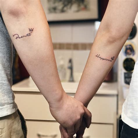 A matching tattoo concept that is never out of style is the cross. 120 Cutest His and Hers Tattoo Ideas - Make Your Bond ...