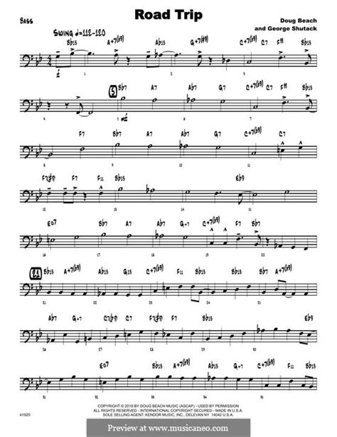 Download pdf files for free or favorite them to save to your musopen profile for later. Road Trip by D. Beach, G. Shutack - sheet music on MusicaNeo
