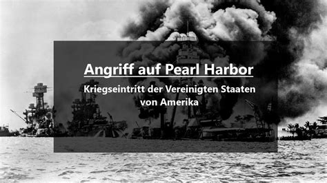 August 1945 kam es zu erneuten kampfhandlungen. Militärgeschichte Erklärt - Angriff auf Pearl Harbor - YouTube