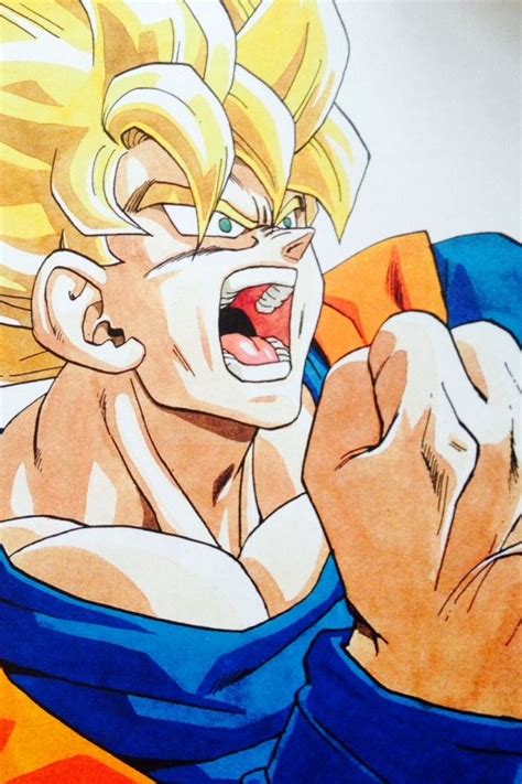 By profession, he is martial artist & reddish farmer. SSJ Goku- man, people have talent to colour and draw like ...