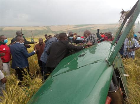 La reine du ciel 4. Governor Tunai survives a chopper crash in Narok