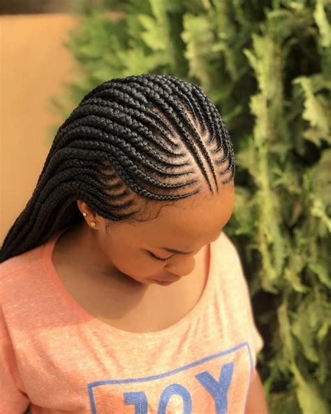 The hair on the scalp grows at an average rate of ½ inch per month or about 6 inches per year. Ankara Teenage Braids That Make The Hair Grow Faster ...