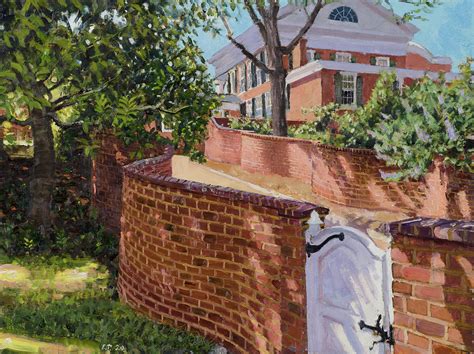 Maybe you would like to learn more about one of these? Serpentine Walls Behind Pavilion II Painting by Edward Thomas