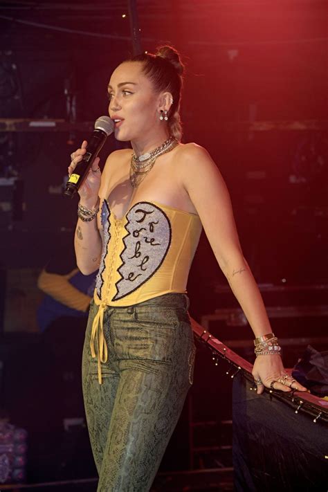 Noted for her distinctive raspy voice. MILEY CYRUS Performs at G-A-N Night Club in London 12/07 ...